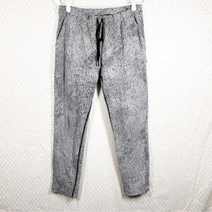 Lululemon Black‎ White Speckled Ready To Rulu pants
